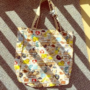 Harajuku Lovers Safari Tote w/charm keychain